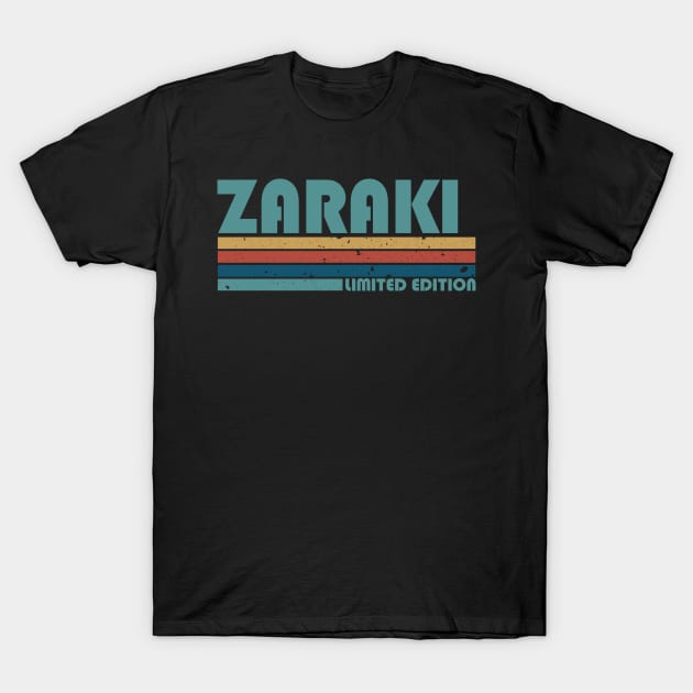 Proud Limited Edition Zaraki Name Personalized Retro Styles T-Shirt by Kisos Thass